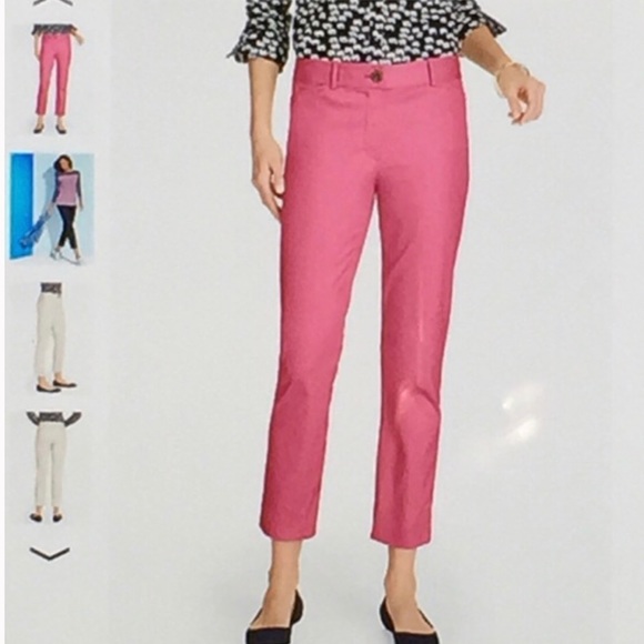 Talbots Signature Style Crop Pant in stone NWOT - Picture 2 of 7